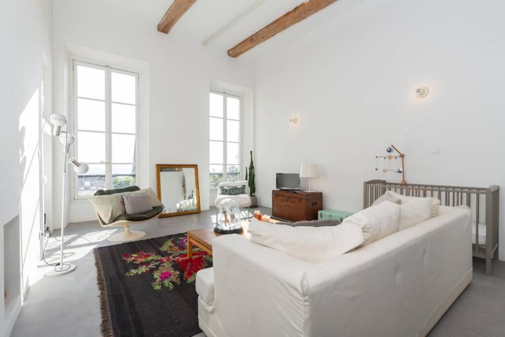דירות ניס 06J - Superb Duplex Loft With Ac - Sea View מראה חיצוני תמונה