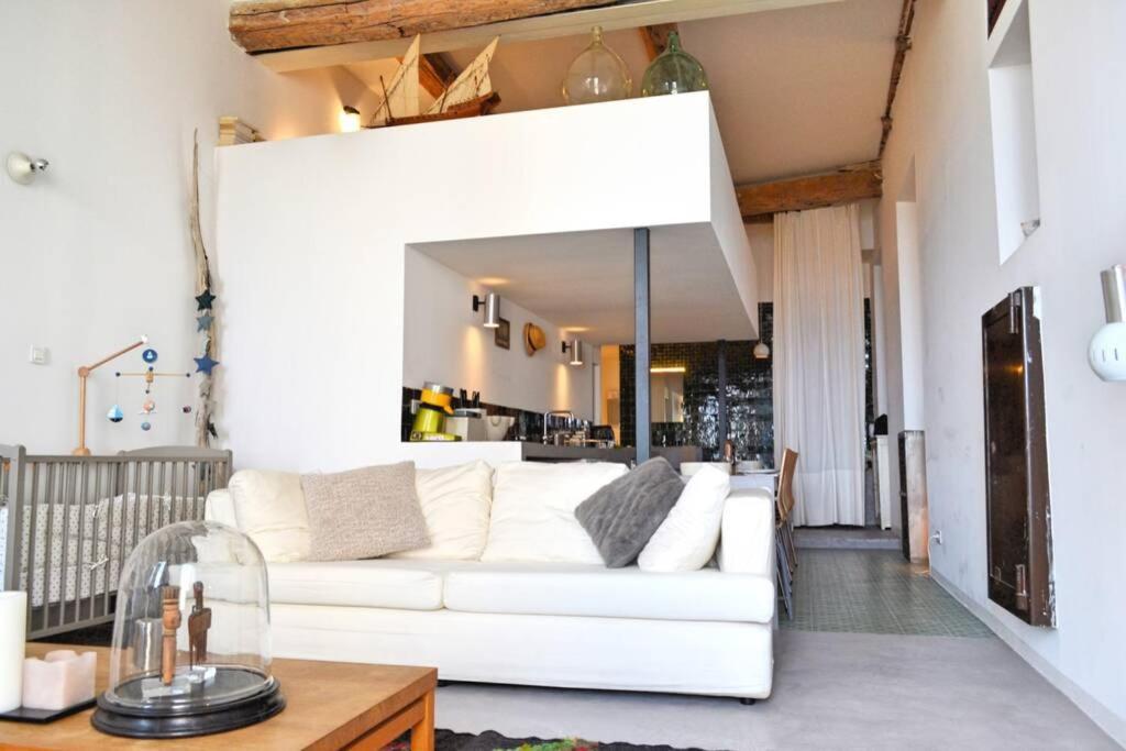 דירות ניס 06J - Superb Duplex Loft With Ac - Sea View מראה חיצוני תמונה