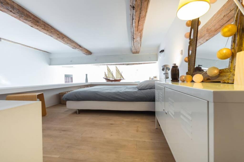 דירות ניס 06J - Superb Duplex Loft With Ac - Sea View מראה חיצוני תמונה