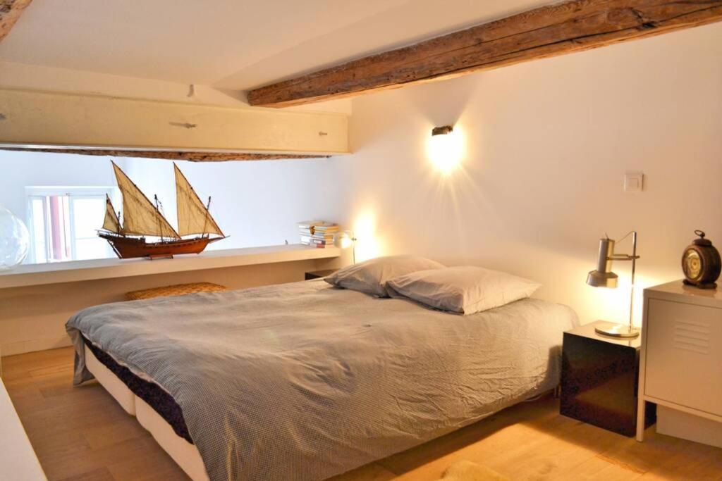דירות ניס 06J - Superb Duplex Loft With Ac - Sea View מראה חיצוני תמונה