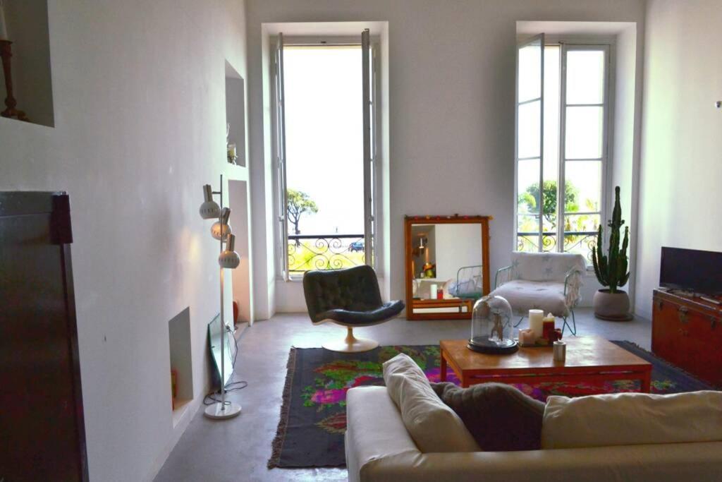 דירות ניס 06J - Superb Duplex Loft With Ac - Sea View מראה חיצוני תמונה