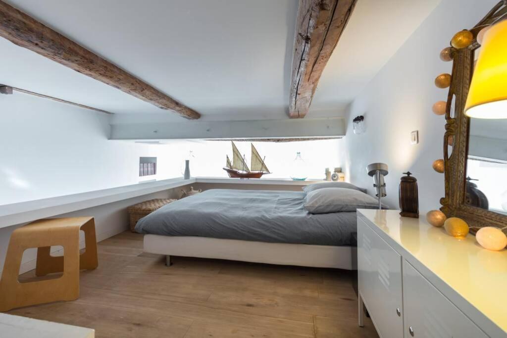 דירות ניס 06J - Superb Duplex Loft With Ac - Sea View מראה חיצוני תמונה