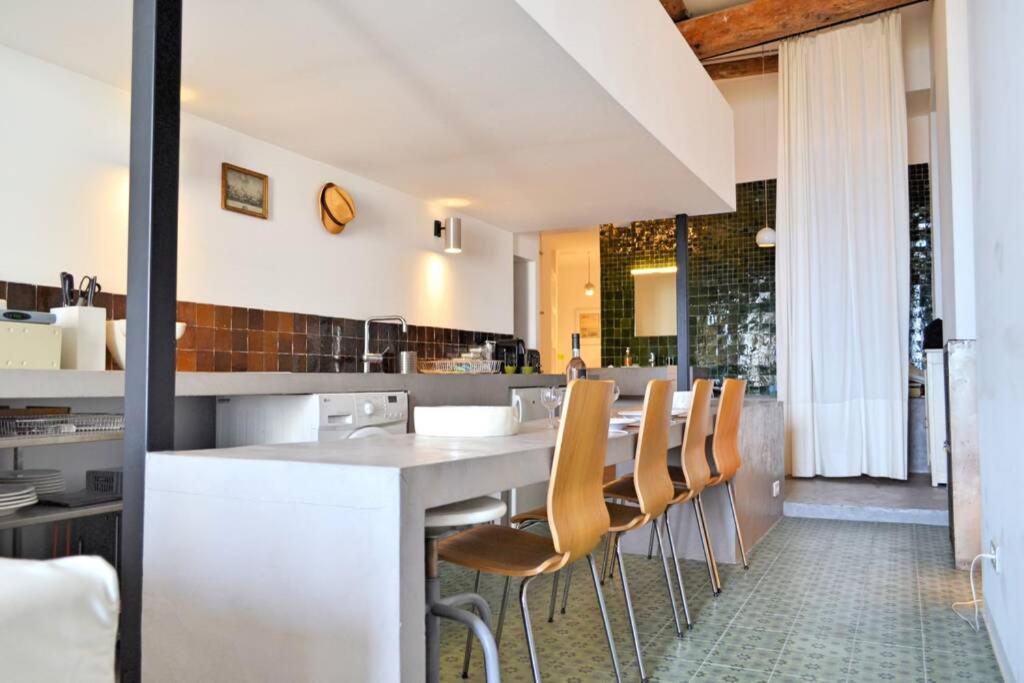 דירות ניס 06J - Superb Duplex Loft With Ac - Sea View מראה חיצוני תמונה