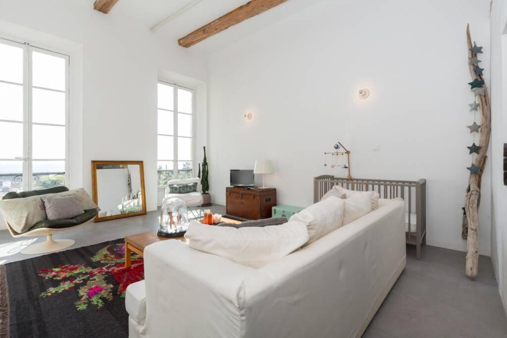 דירות ניס 06J - Superb Duplex Loft With Ac - Sea View מראה חיצוני תמונה