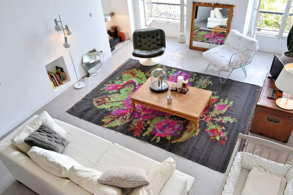 דירות ניס 06J - Superb Duplex Loft With Ac - Sea View מראה חיצוני תמונה